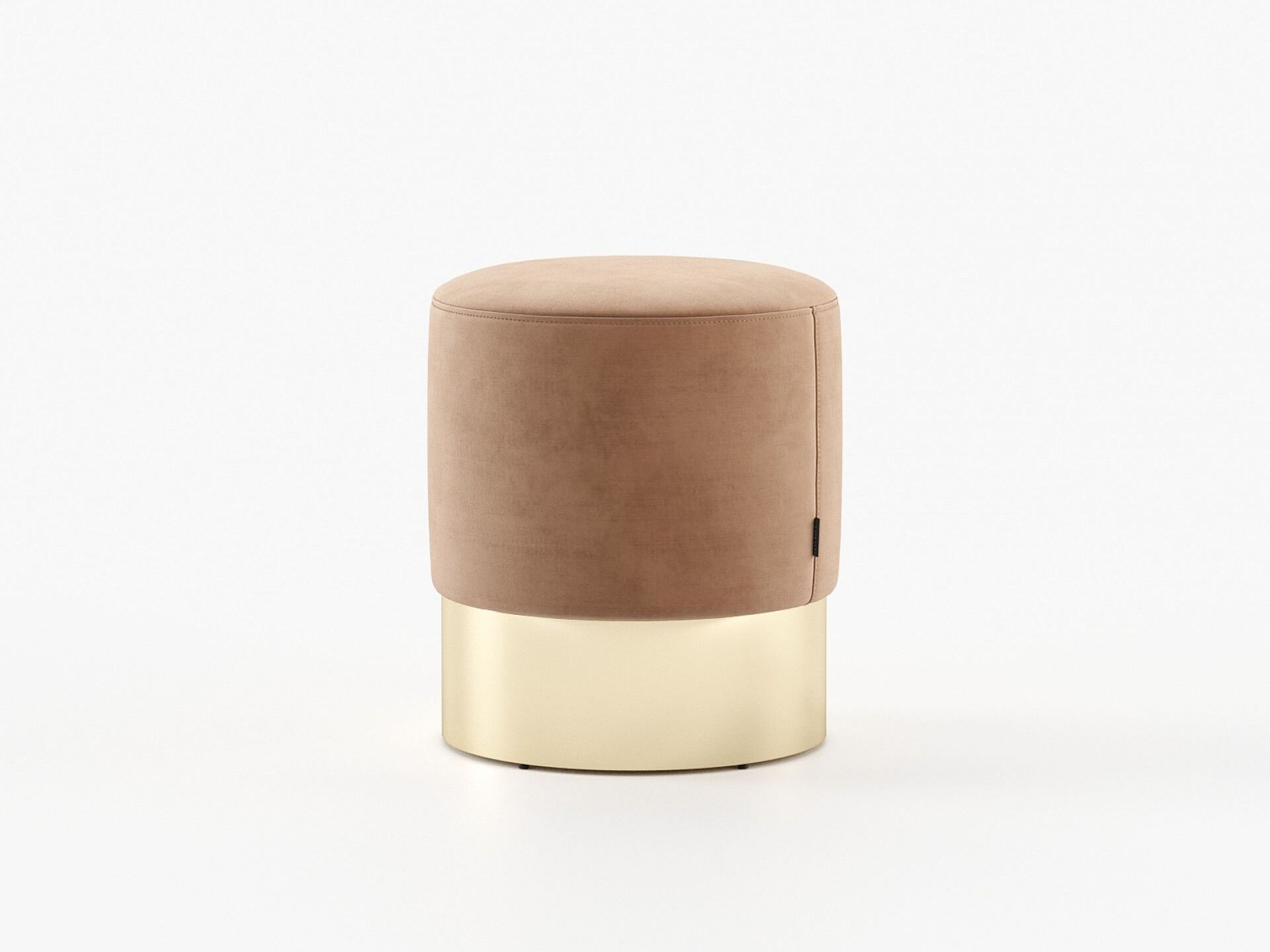 Круглый пуф из ткани Laskasas ISAAC ARCH-00123169