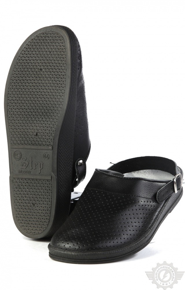 61799 Туфли Сабо мужские темные  Медицинская обувь размер 41 Спецодежда 