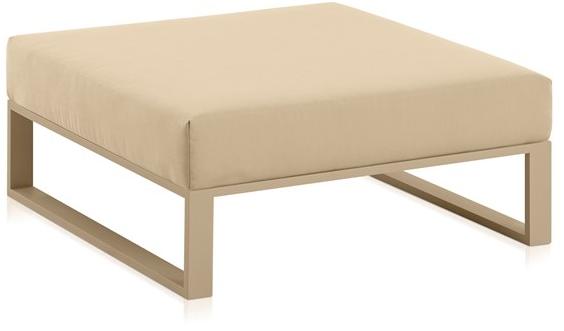 Diabla Квадратный садовый пуф со съемным чехлом из ткани Ploid sun-id-1494760 - Вид №3