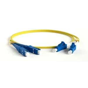 90893555 Патч-корд Hyperline Ethernet Lan категория 5e optic SM 9 125 OS2 duplex LC UPC SCUPC 2.0 мм LSZH 2 м желтый STLM-1367947