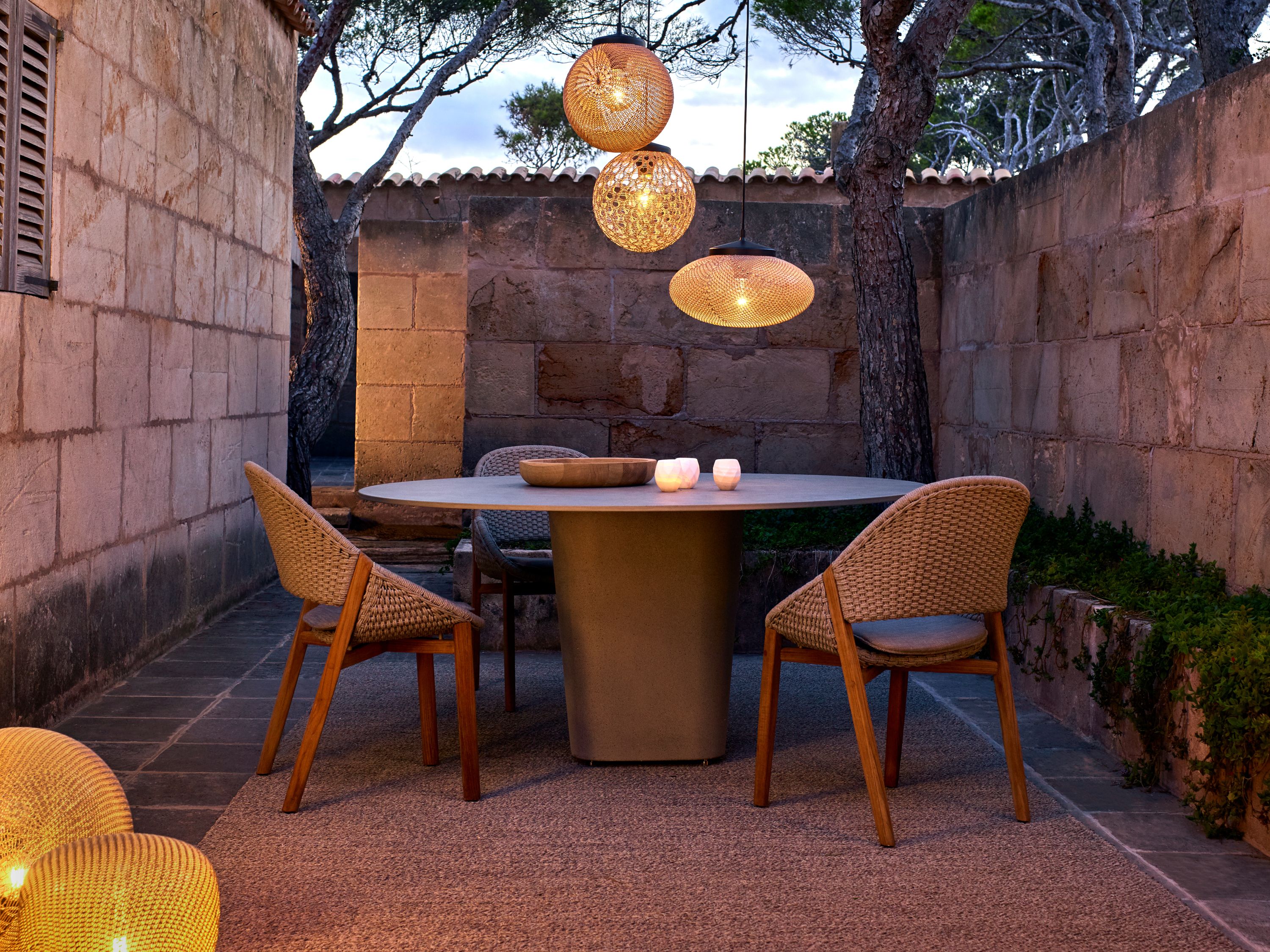 Открытый подвесной светильник ручной работы из полиэтилена TRIBÙ Monsieur Tricot ARCH-00128455 - Вид №3