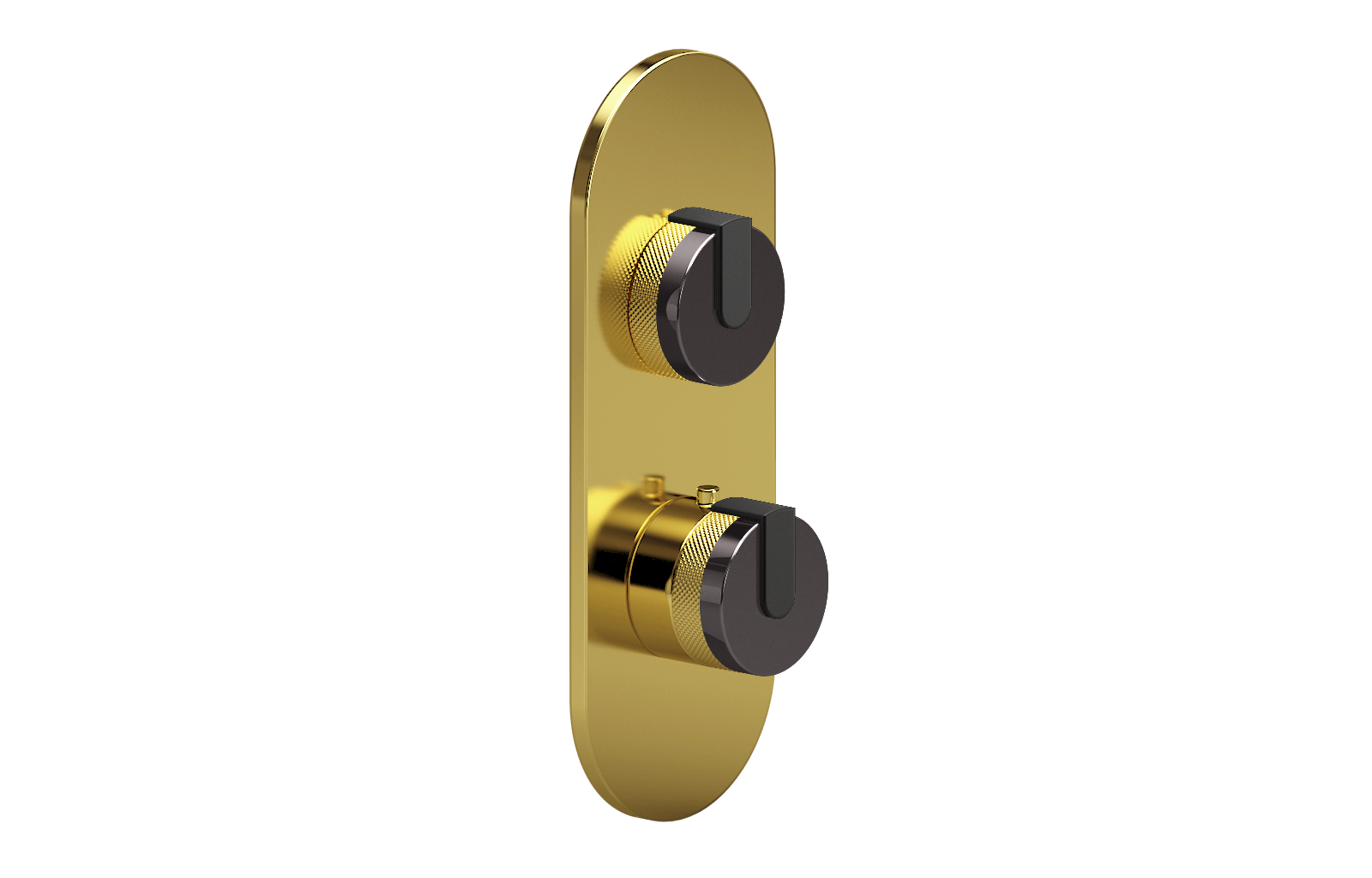 E-8026-R1OXE0-L1MBK-AU-T Планка M-Series с 2 ручками - Внешняя часть GRAFF MOD+