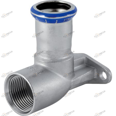 GEBERIT 33427 Водорозетка Geberit Mapress из нержавеющей стали 90°, с уступом 