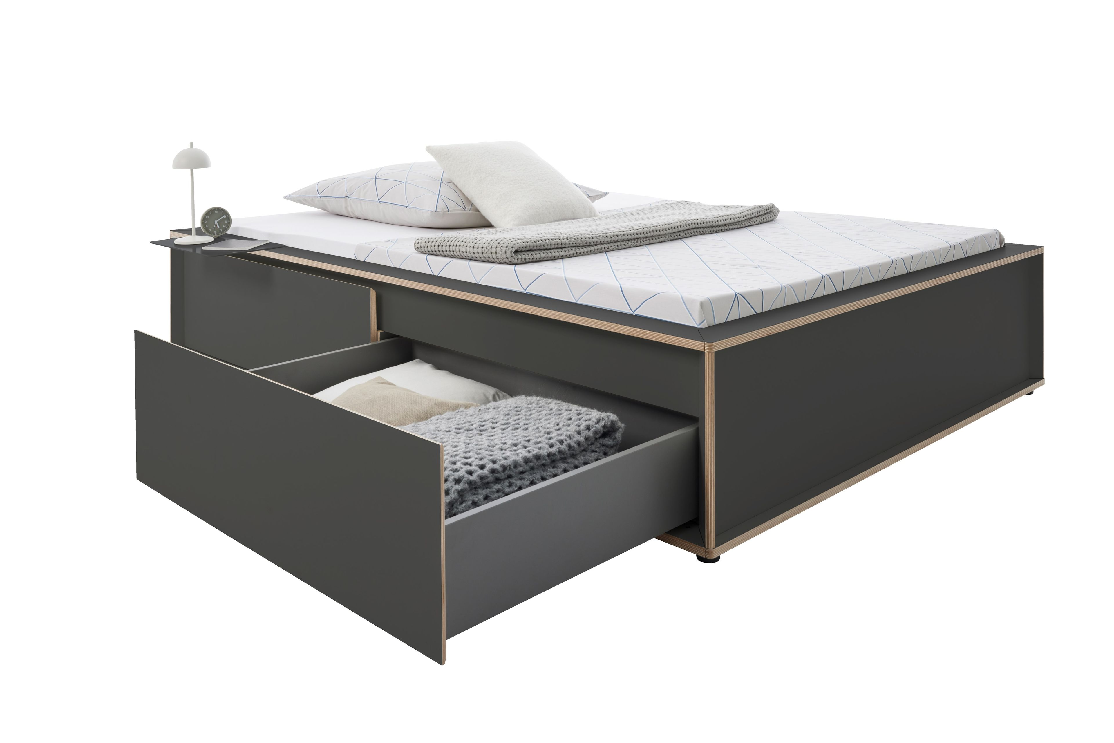 Односпальная кровать для хранения в фанере Müller Small Living SPAZE ARCH-00083318 - Вид №55