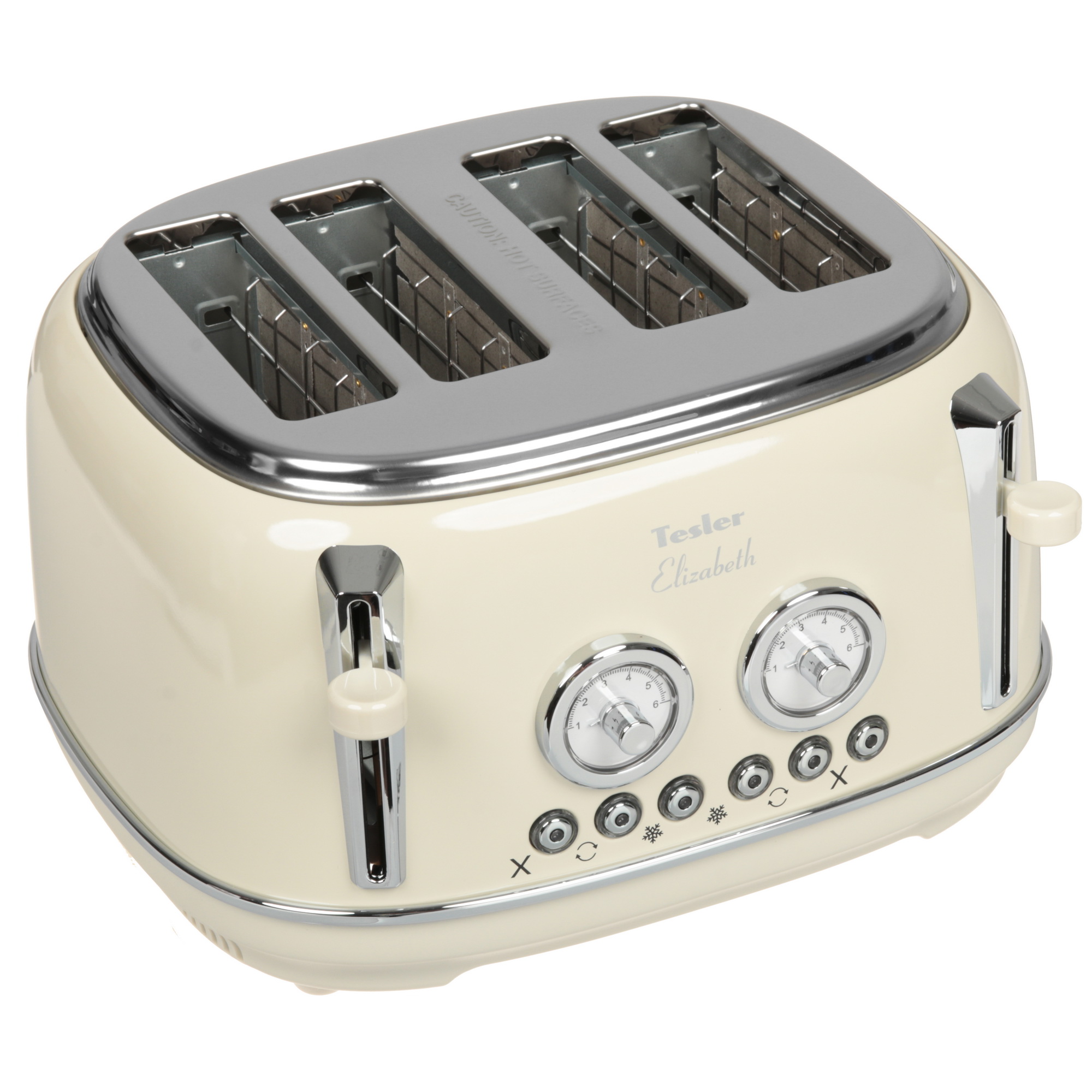 9913740 Тостер TESLER TT-445 бежевый STDN-0141090