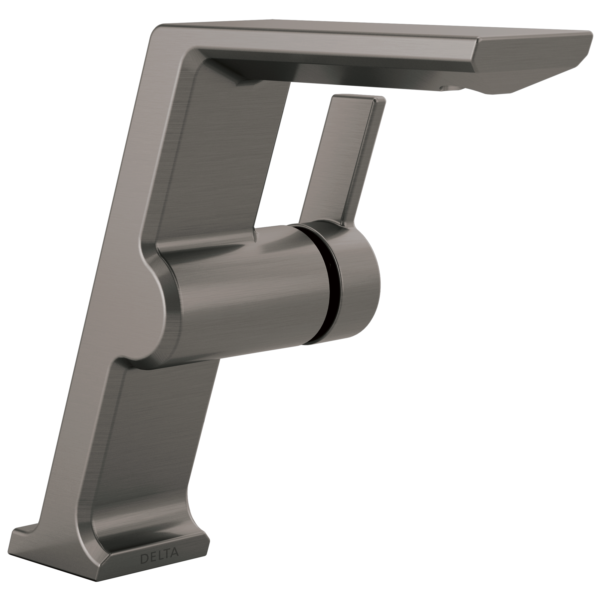 699-KS-DST Смеситель для ванной комнаты средней высоты с одной ручкой Delta Faucet Pivotal Черный нержавеющий 