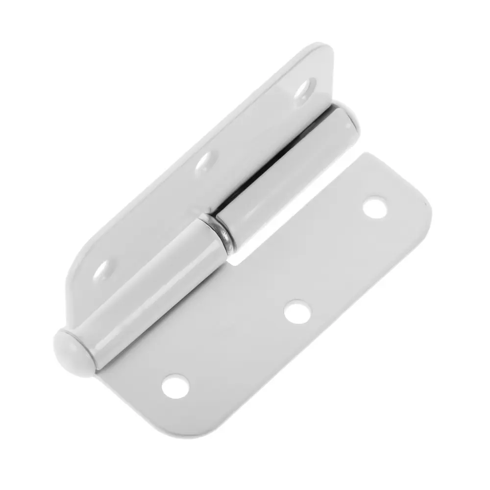 Петля левая W У1-6609 85x65x2 мм сталь цвет белый Santreyd STLM-2079915 - Вид №1