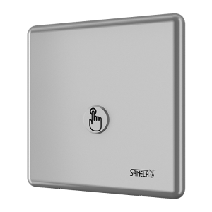 12012 Управление душем с пьезо кнопкой для подачи подготовленной воды, с монтажной коробкой, 24 В пост. SANELA