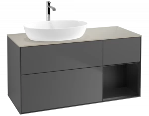 Villeroy&Boch Тумба под раковину Прямоугольная версия FA53PDGK Finion Anthracite Matt Lacquer