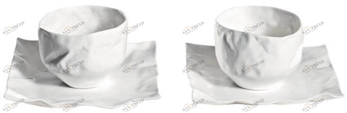 Driade Набор фарфоровых чашек с блюдцем Adelaide Da528l7007002