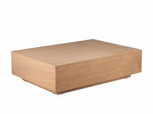 Прямоугольный журнальный столик из дуба