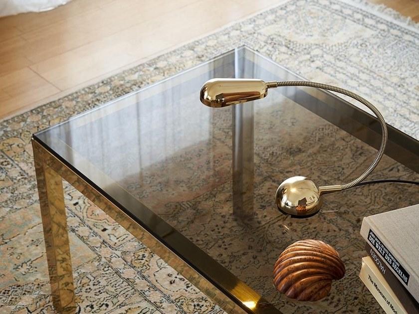 betec Licht Настольная светодиодная лампа из латуни с гибким кронштейном  32mo03pn00  - Вид №1