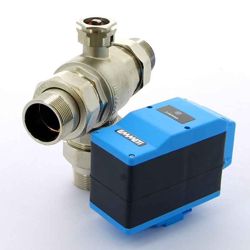 Кран сгон НН 1"1/2 3-ходовой с сервоприводом MODULO PLUS EMMETI 1425712 - Вид №2