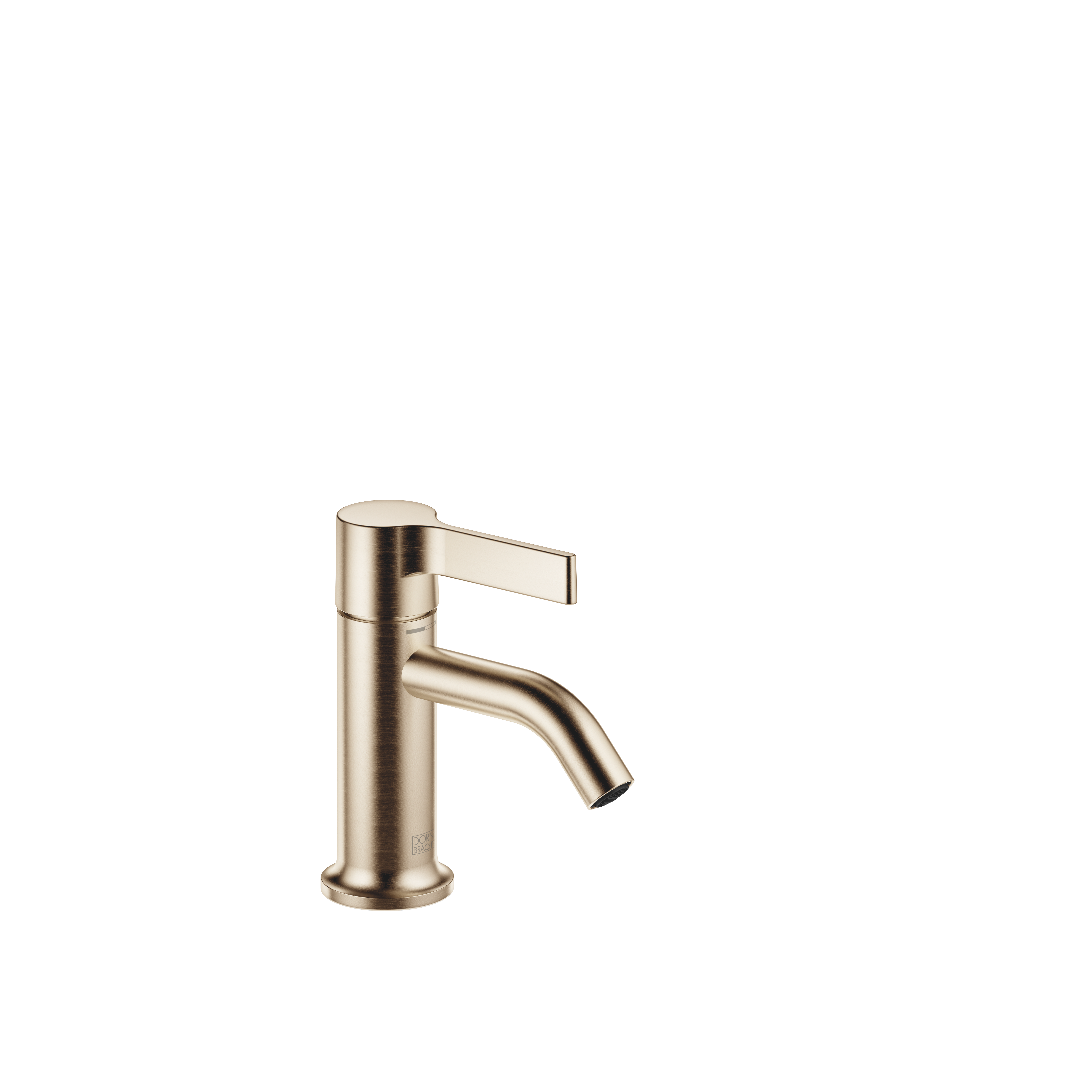 VAIA Смеситель для раковины, однорычажный, со сливом - Brushed Champagne (22-каратное золото) DornBracht 33505809-46