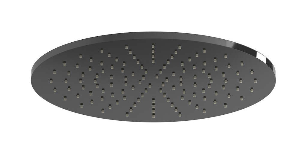 Верхний душ круглый диам.300 WE ARE IB ma030cf Black Chrome Monamour 