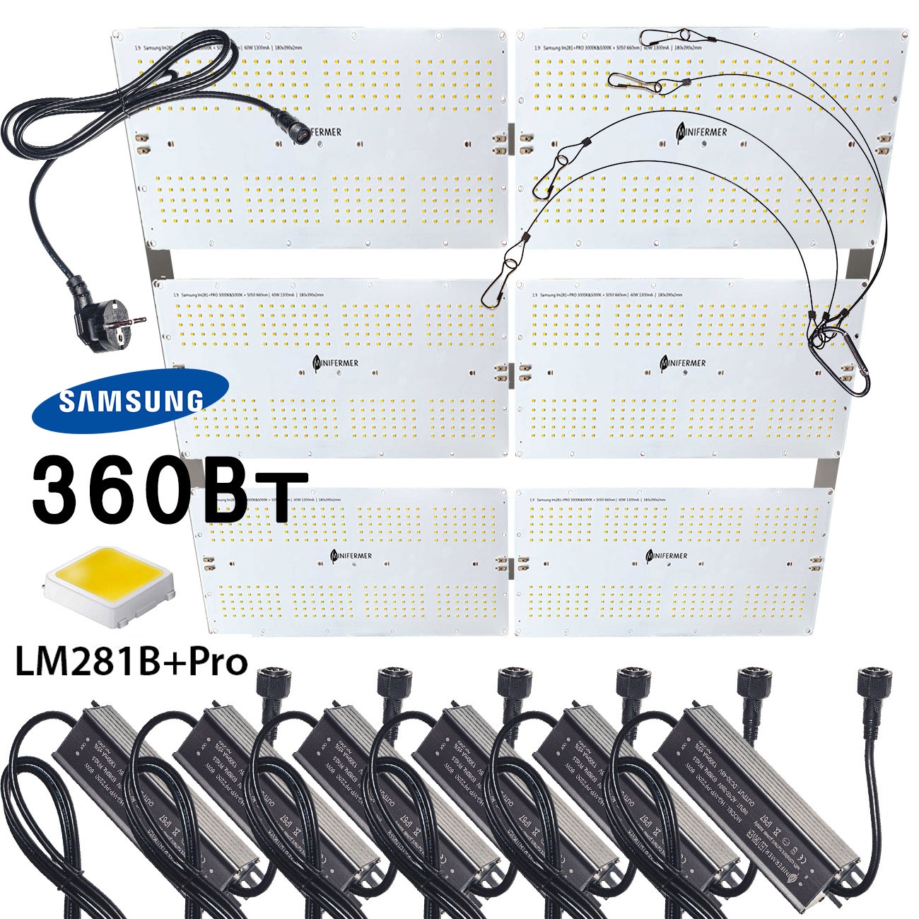 3653 Комплект Quantum board 281B+pro 360 Вт (6х60) LAB.Space 