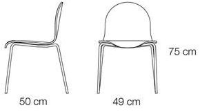 Branca Lisboa Штабелируемый стул sun-id-1391479 - Вид №5
