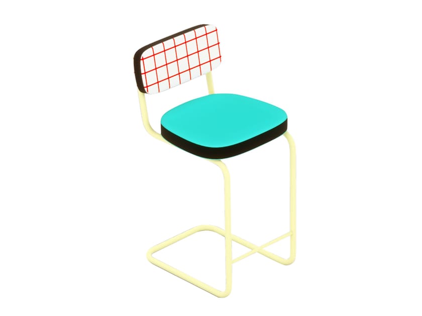 Высокий металлический табурет Seletti Superfurniture ARCH-00009891