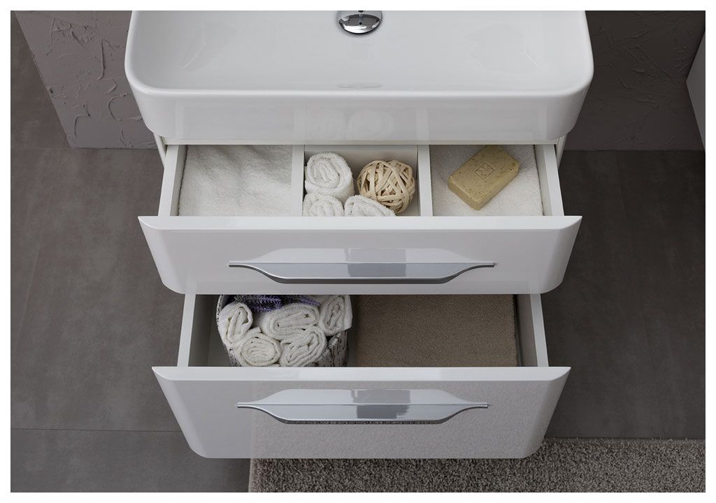 Тумба с раковиной Aquanet Виченца 60 белый 0019625200196345 - Вид №9