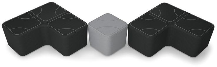 Квадратный пуф с подкладкой Puzzle Santreyd sun-id-1440818 - Вид №5