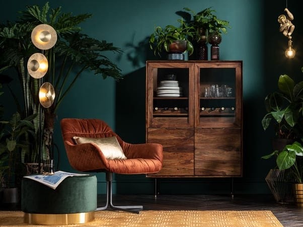 Деревянный и стеклянный барный шкаф KARE Design Ravello ARCH-00012298 - Вид №5