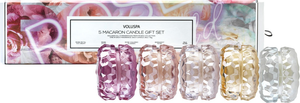 10664241 VOLUSPA Подарочный набор ароматических свечей Voluspa "Розы", 5шт 