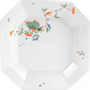 73626 Meissen Блюдо 28см "Зеленая бабочка" (лим.вып.11/100) Фарфор