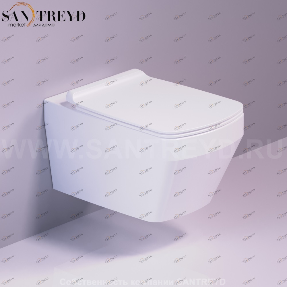 BB18BIANCO Подвесной унитаз настенный Белый Simas Baden Baden Италия