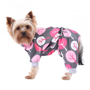 ПР0048921 Комбинезон для собак Деревья девочка размер S 20см YORIKI