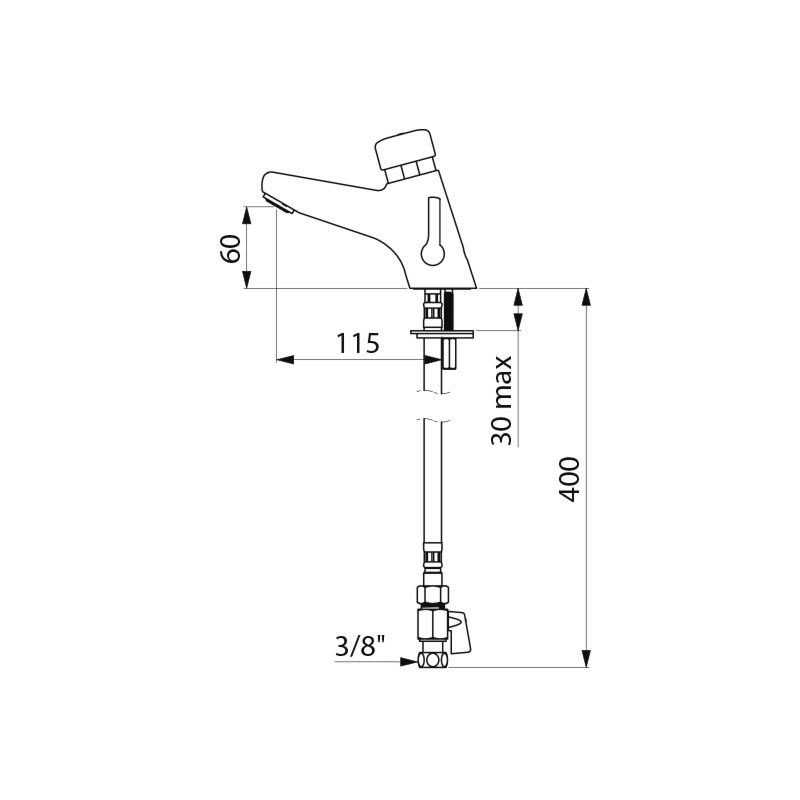 700000 Порционный смеситель TEMPOMIX 2 DELABIE  - Вид №1