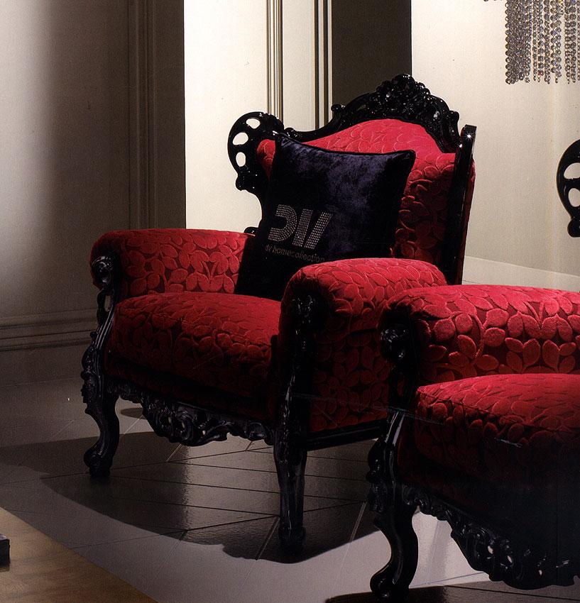 Кресло  DV HOME COLLECTION GOSSIP poltrona 