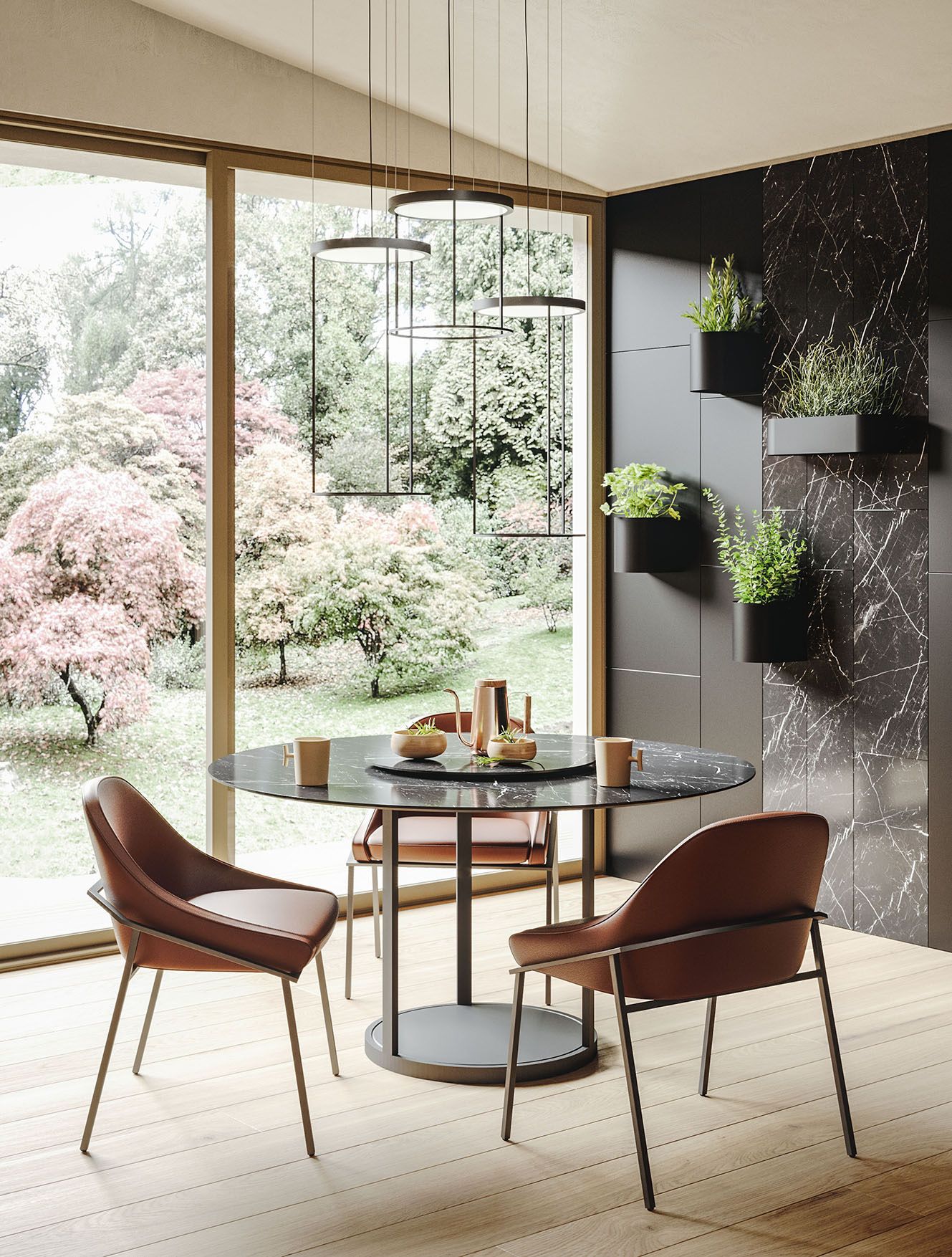 Круглый стол с металлическим основанием Ronda Design TWIRL ARCH-00049289 - Вид №1