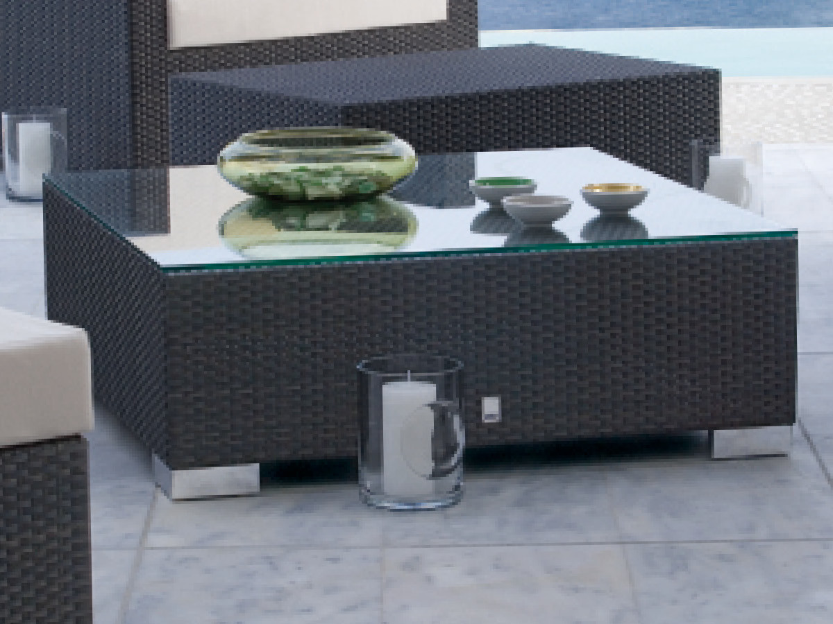 68.00.0130 Журнальный стол со стеклянной столешницей Bellini + Long Island - 60 x 90 Mbm - Вид №2