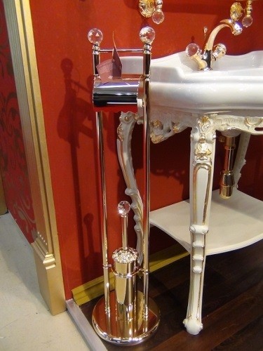 Стойка 2-х функциональная MIGLIORE.CRistalia ML.CRS-60.242.DO - золото  - Вид №3