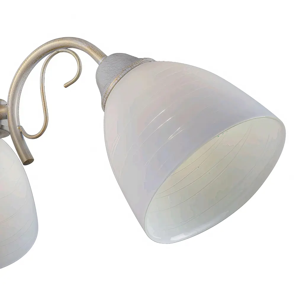 Люстра потолочная Богема 5 ламп 15 м² цвет белый РОССВЕТ STLM-2049357 - Вид №4