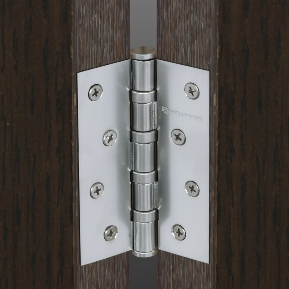 Петля универсальная N 4BB-100 100x75x3 мм сталь цвет матовый цвет хром PALLADIUM STLM-2198159 - Вид №2