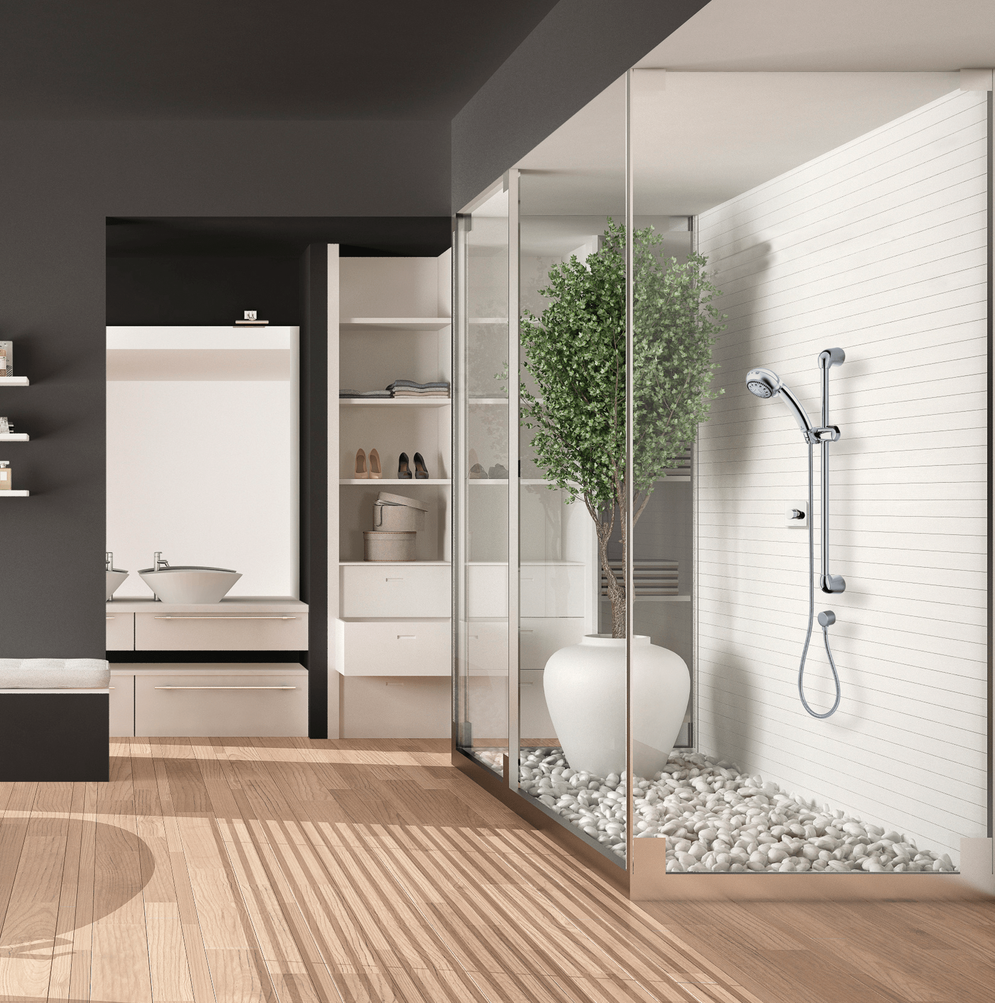 D07002 Душевые комплекты PRINCE-S Ø 90 mm BOSSINI  - Вид №1