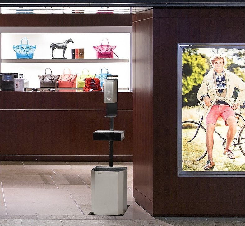 HGPT0020B Держатель станции для дезинфекции рук mediclinics  - Вид №6