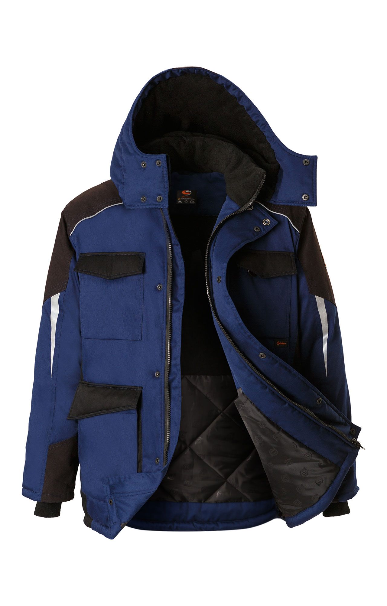 5037904 Костюм утепленный темно-синий черный STATUS  Зимняя спецодежда  размер 44-46/158-164  - Вид №4