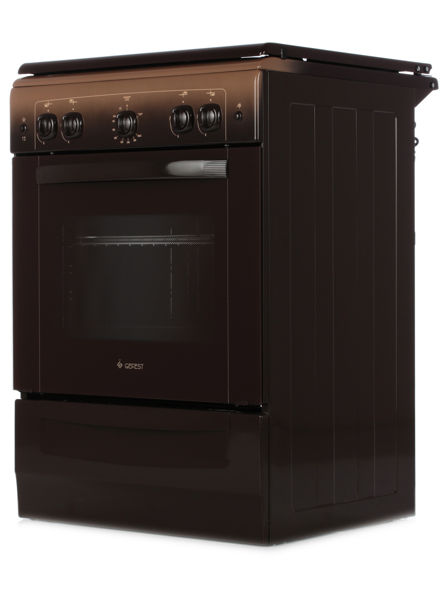1089327 Газовая плита Gefest 6100-02 0010 коричневый STDN-0044596 - Вид №2