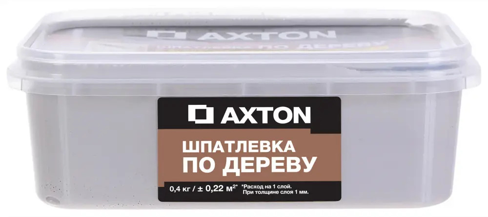 Шпатлёвка Axton Touch для дерева - профессиональное выравнивание и защита 81950904
