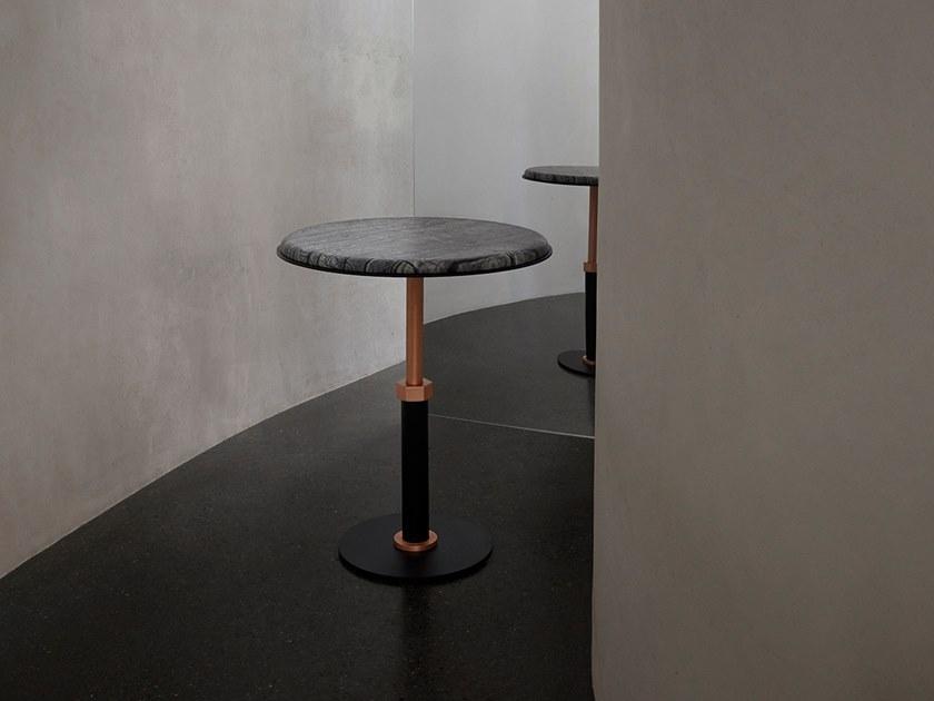 GABRIEL SCOTT Круглый столик из мрамора Pedestal sun-id-1496289 - Вид №4
