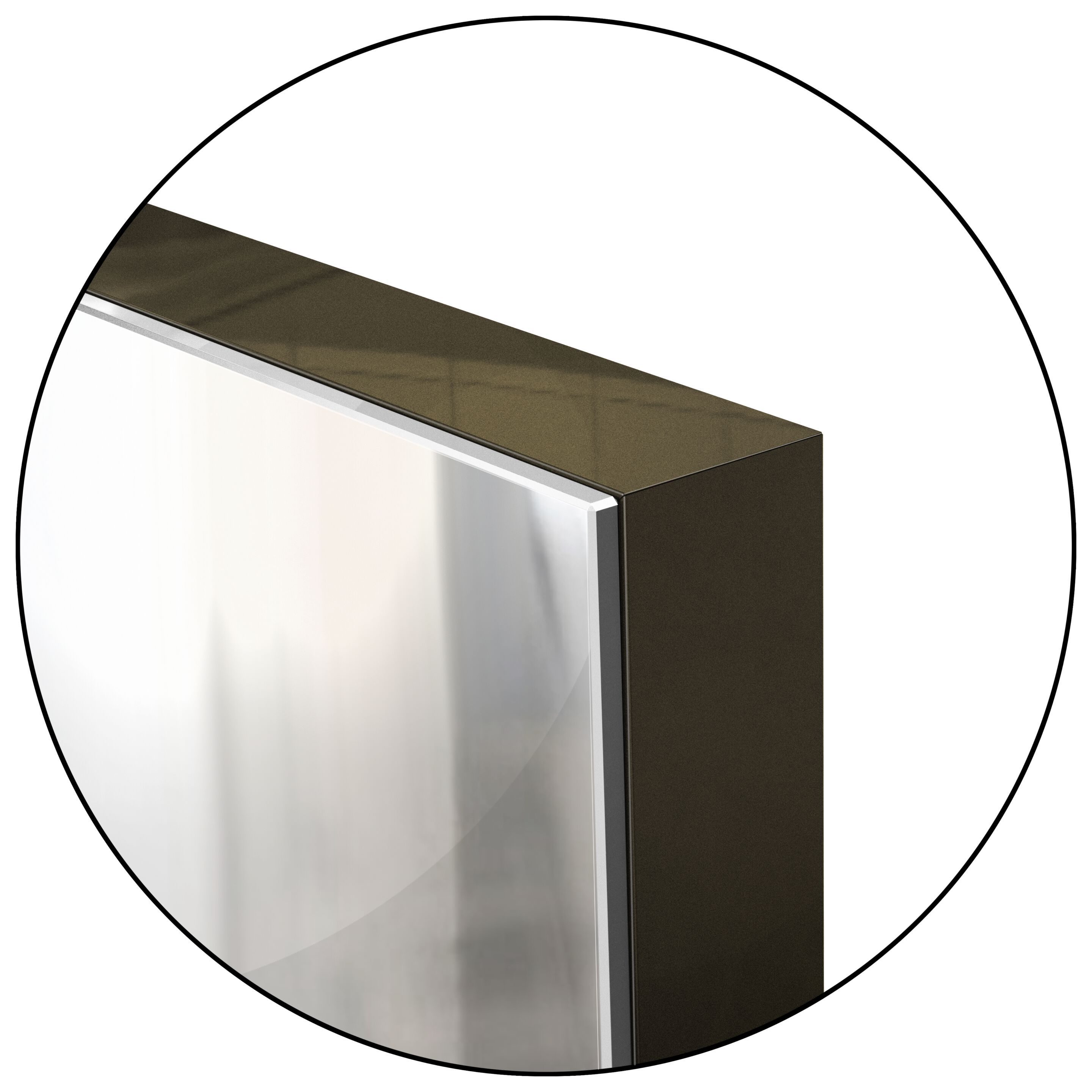 Прямоугольное настенное зеркало со встроенным отсеком для телевизора NEOD Neptune ARCH-00123057 - Вид №13