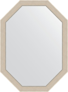 BY 7283 Зеркало в багетной раме - травленое серебро 52 mm EVOFORM Octagon