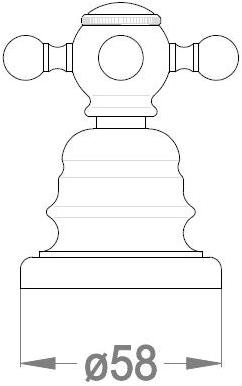 Fir Italia Смеситель для ванны / смесителя для душа Melrose 20 2045272 - Вид №1