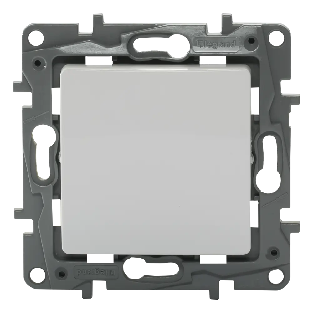 Выключатель Legrand Etika одноклавишный для скрытого монтажа в белом цвете 17352299 STLM-1109429