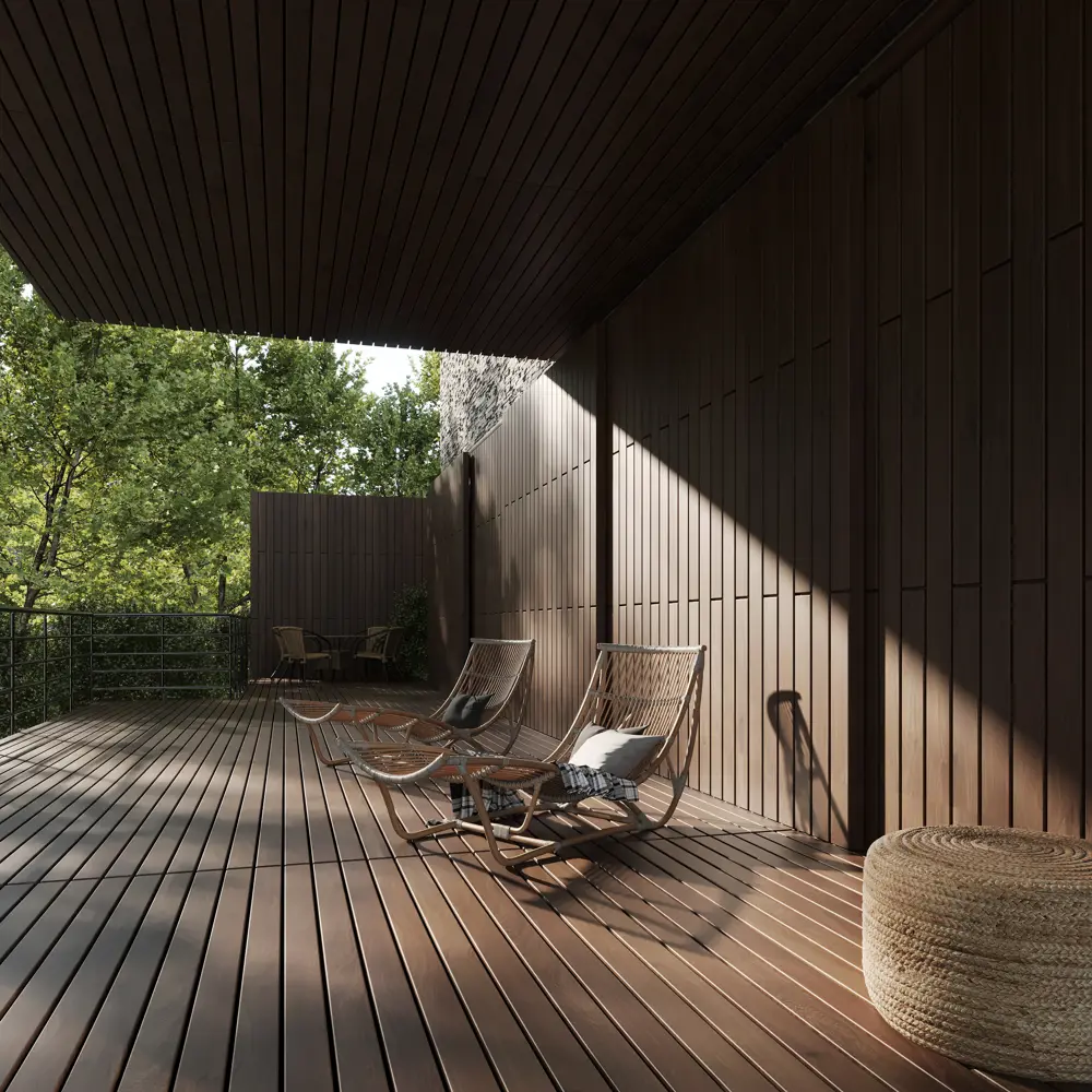 Планкен импрегнированный 20x90x2000 мм хвоя прямой с фаской угла РУСШПАЛА STLM-2039370 - Вид №6