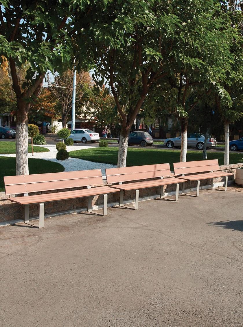 City Design Скамья wpc со спинкой Dese Dese - Вид №1