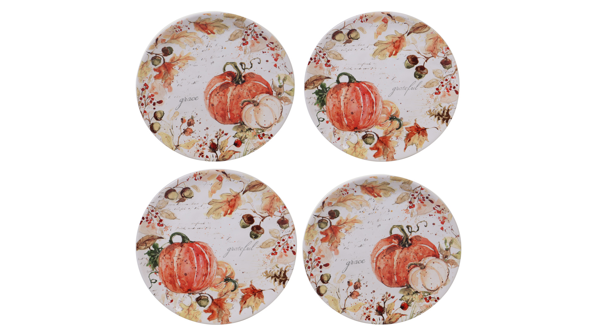 10642234 Certified International Тарелка закусочная Certified Int. Осенние краски-grateful 23см, керамика Керамика  - Вид №1