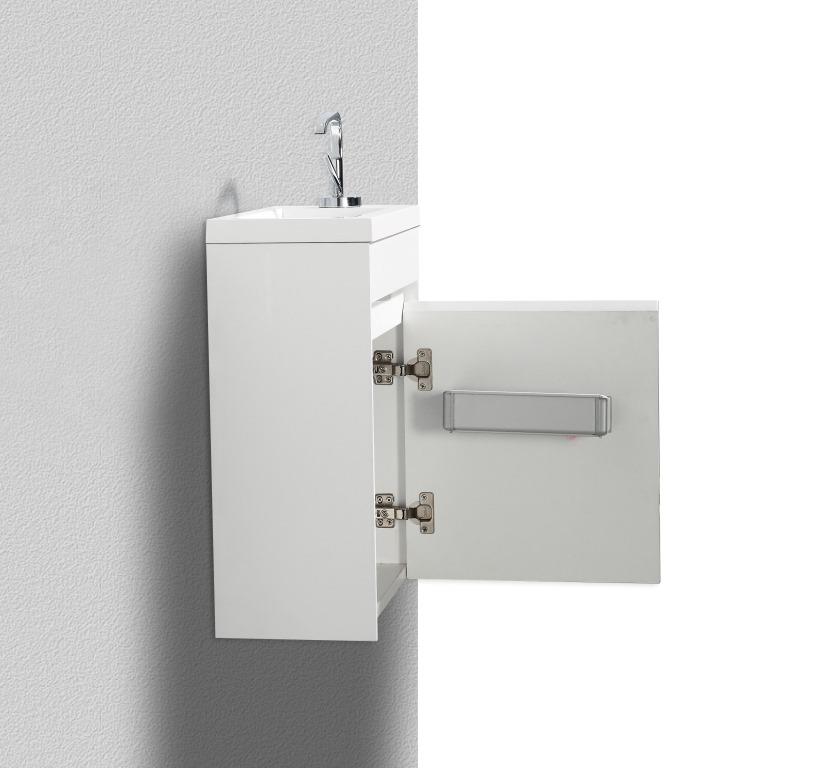 Мебель для ванной BelBagno PIETRA MINI-400-BL правосторонняя  - Вид №3